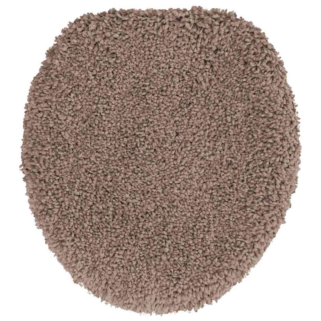 Anti-Rutsch Badematten-Set 3 pcs Braun 50 x 50 cm PP