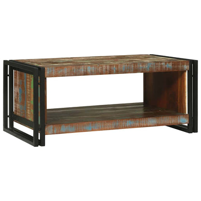 Couchtisch Braun 90 x 50 x 38 cm recyceltes Massivholz