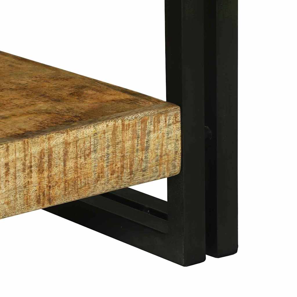 Konsolentisch Braun 120 x 33 x 75 cm Raues Mango-Massivholz