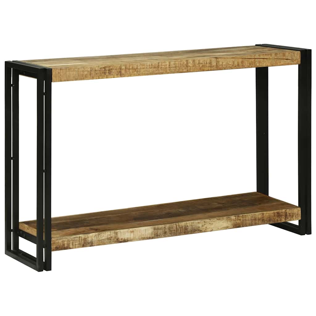 Konsolentisch Braun 120 x 33 x 75 cm Raues Mango-Massivholz