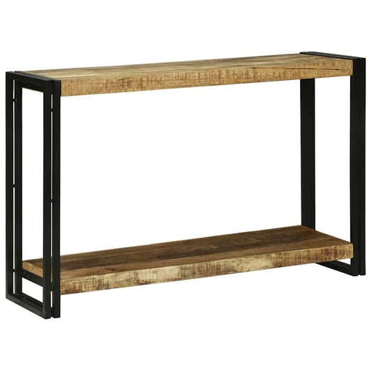 Konsolentisch Braun 120 x 33 x 75 cm Raues Mango-Massivholz