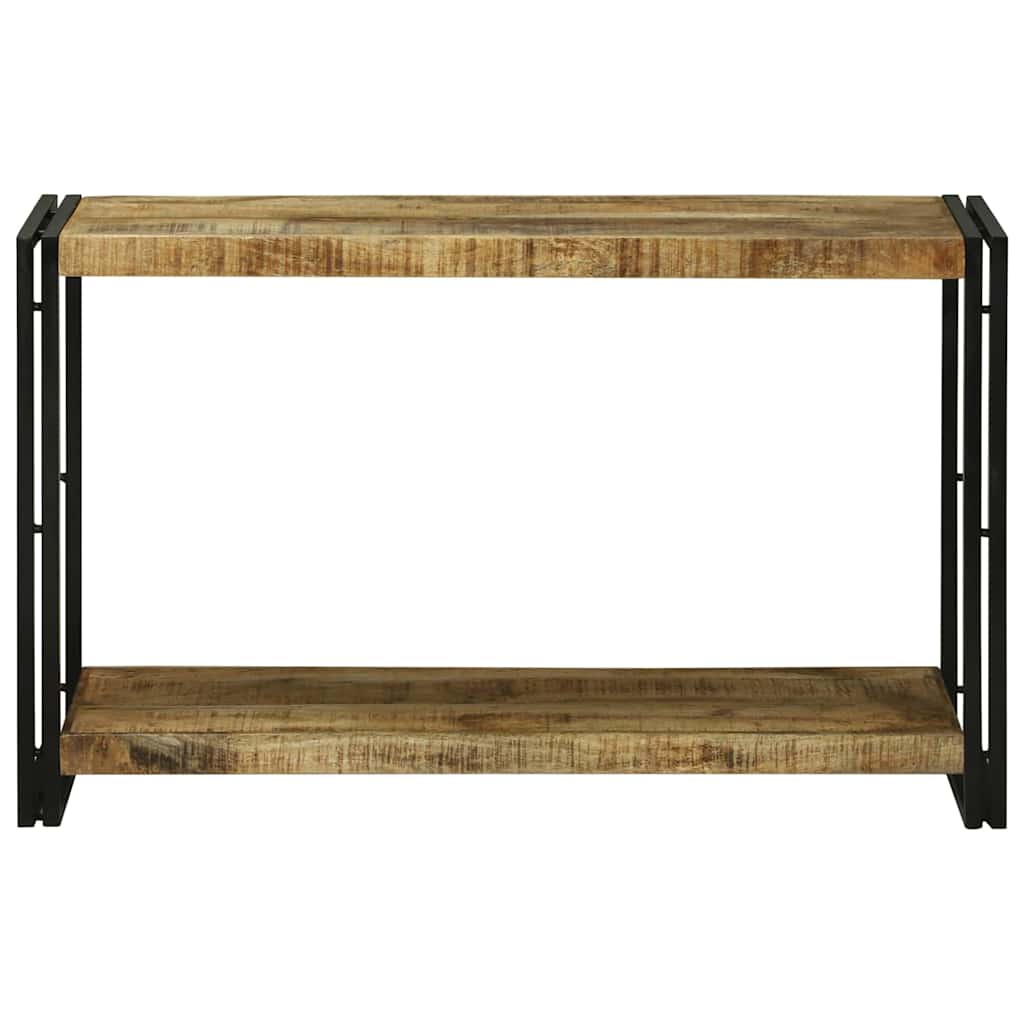 Konsolentisch Braun 120 x 33 x 75 cm Raues Mango-Massivholz