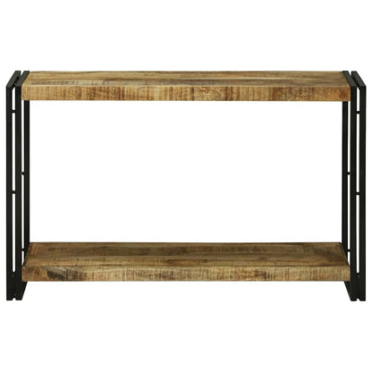 Konsolentisch Braun 120 x 33 x 75 cm Raues Mango-Massivholz