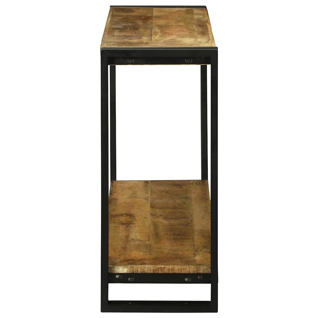 Konsolentisch Braun 120 x 33 x 75 cm Raues Mango-Massivholz
