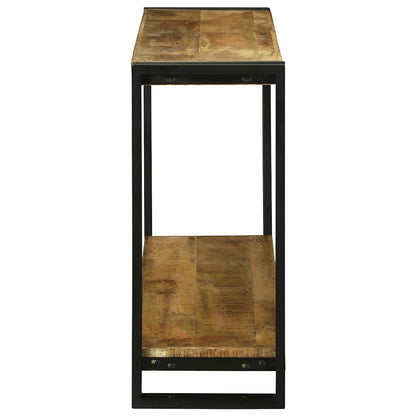 Konsolentisch Braun 120 x 33 x 75 cm Raues Mango-Massivholz