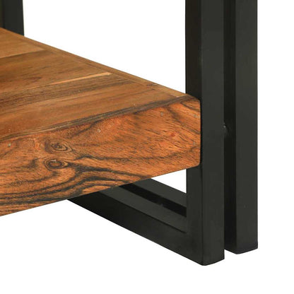 Konsolentisch Braun 120 x 33 x 75 cm Akazie Massivholz