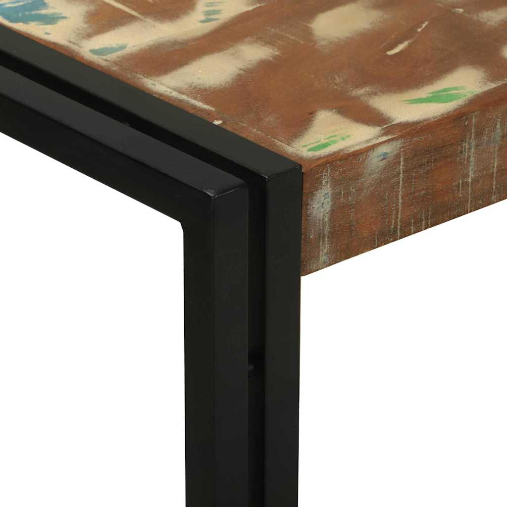 Konsolentisch Mehrfarbig 120 x 33 x 75 cm recyceltes Massivholz
