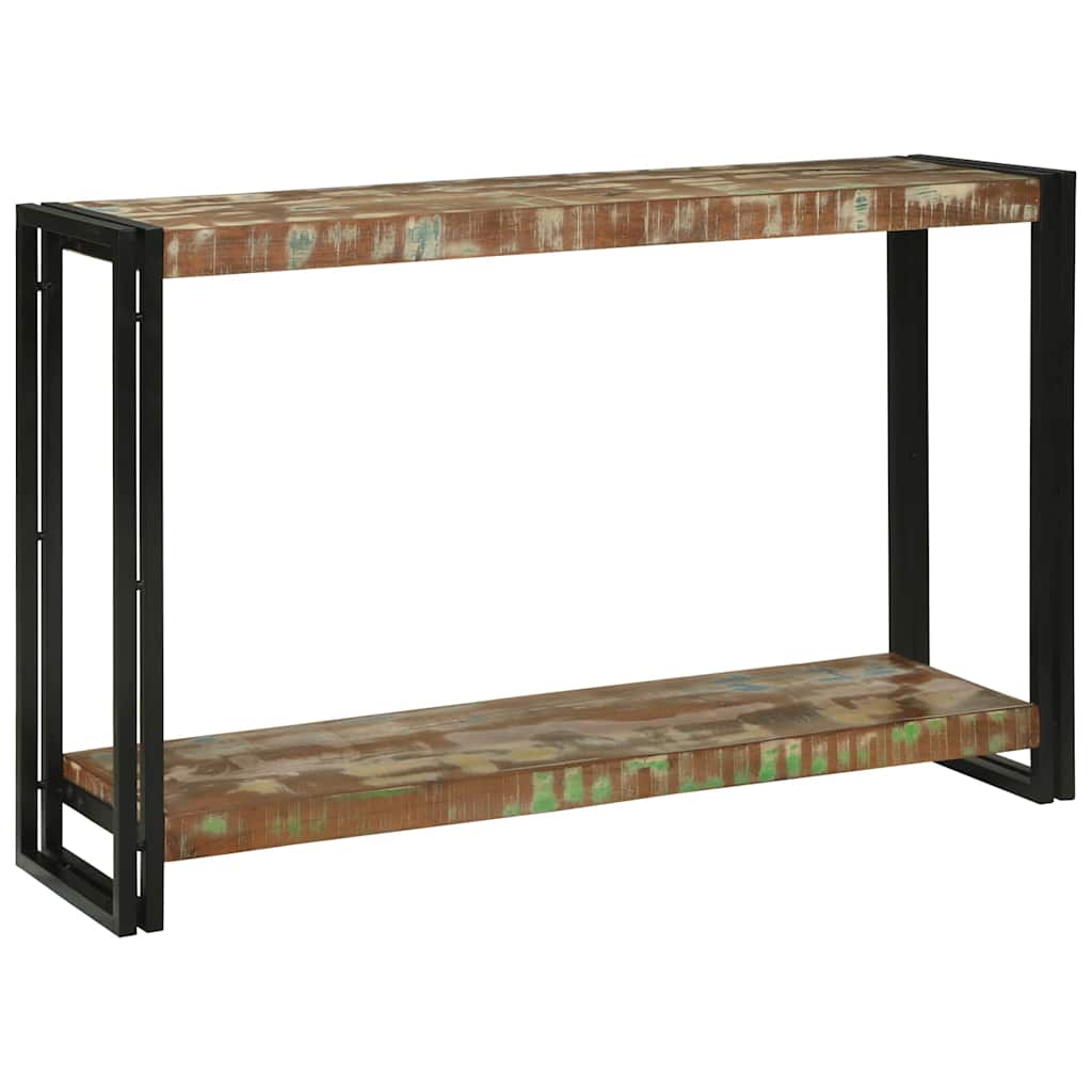 Konsolentisch Mehrfarbig 120 x 33 x 75 cm recyceltes Massivholz