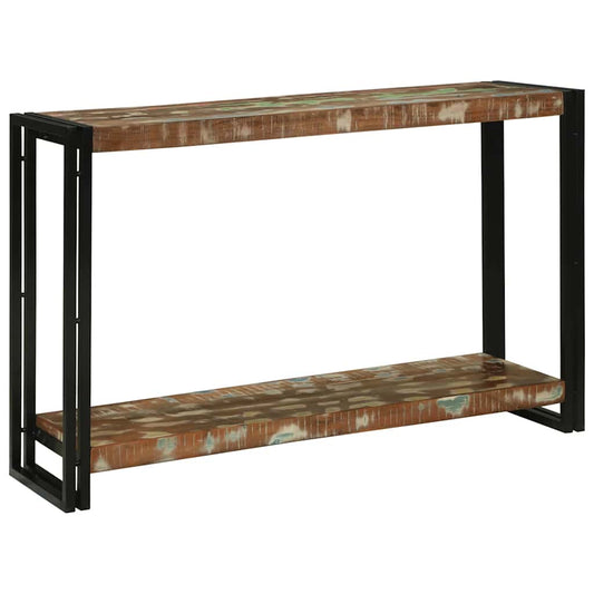 Konsolentisch Mehrfarbig 120 x 33 x 75 cm recyceltes Massivholz