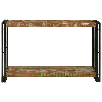 Konsolentisch Mehrfarbig 120 x 33 x 75 cm recyceltes Massivholz