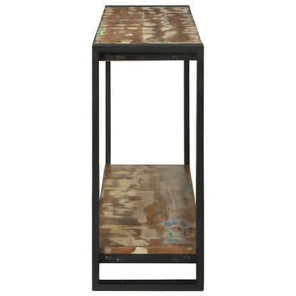 Konsolentisch Mehrfarbig 120 x 33 x 75 cm recyceltes Massivholz