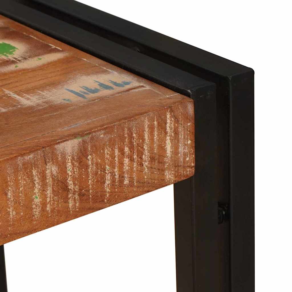 Konsolentisch Mehrfarbig 90 x 33 x 75 cm recyceltes Massivholz