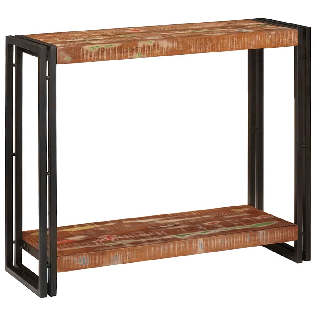 Konsolentisch Mehrfarbig 90 x 33 x 75 cm recyceltes Massivholz
