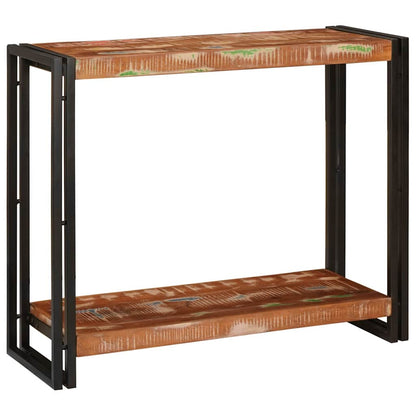 Konsolentisch Mehrfarbig 90 x 33 x 75 cm recyceltes Massivholz