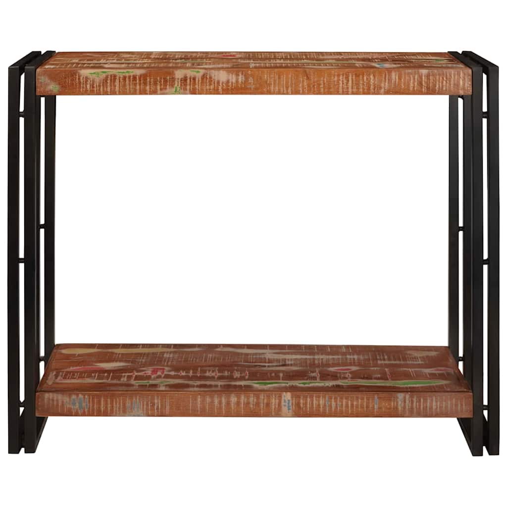 Konsolentisch Mehrfarbig 90 x 33 x 75 cm recyceltes Massivholz