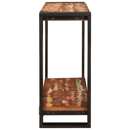 Konsolentisch Mehrfarbig 90 x 33 x 75 cm recyceltes Massivholz