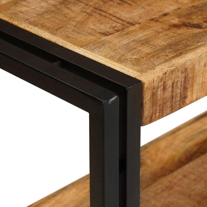 Konsolentisch Braun 160 x 33 x 75 cm massives Mangoholz