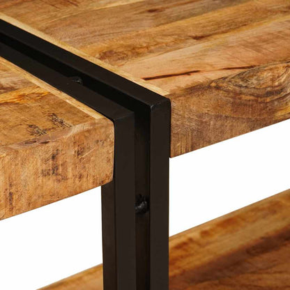 Konsolentisch Braun 160 x 33 x 75 cm massives Mangoholz