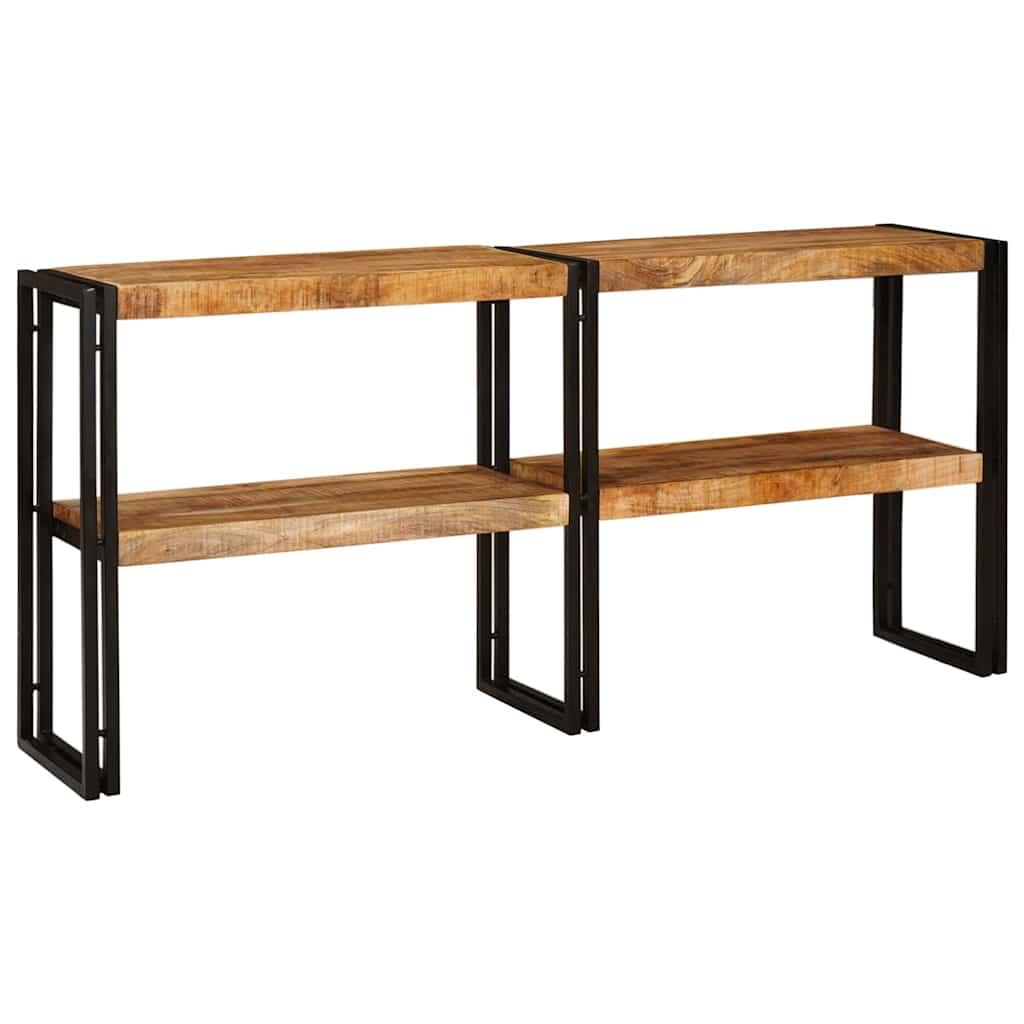 Konsolentisch Braun 160 x 33 x 75 cm massives Mangoholz