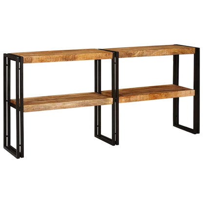 Konsolentisch Braun 160 x 33 x 75 cm massives Mangoholz