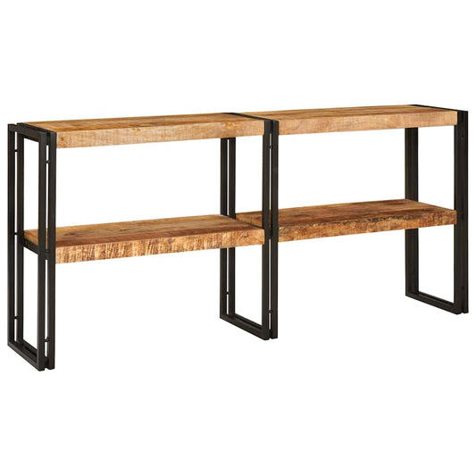 Konsolentisch Braun 160 x 33 x 75 cm massives Mangoholz