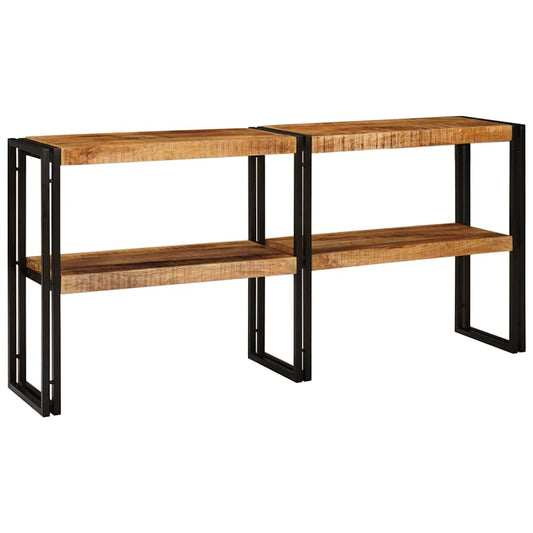 Konsolentisch Braun 160 x 33 x 75 cm massives Mangoholz