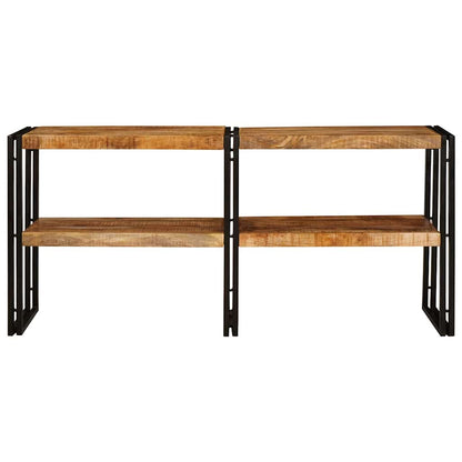 Konsolentisch Braun 160 x 33 x 75 cm massives Mangoholz