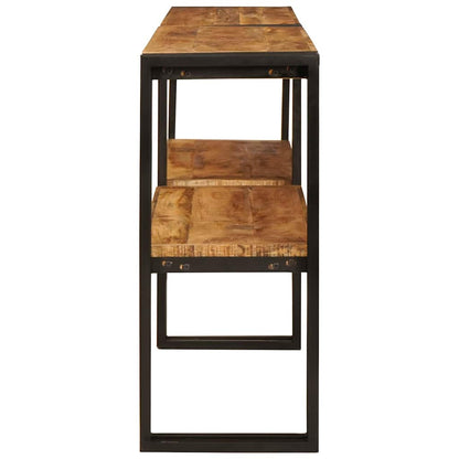 Konsolentisch Braun 160 x 33 x 75 cm massives Mangoholz
