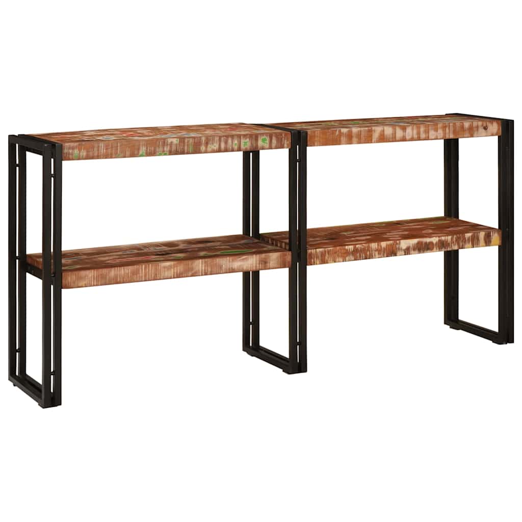 Konsolentisch Mehrfarbig 160 x 33 x 75 cm recyceltes Massivholz