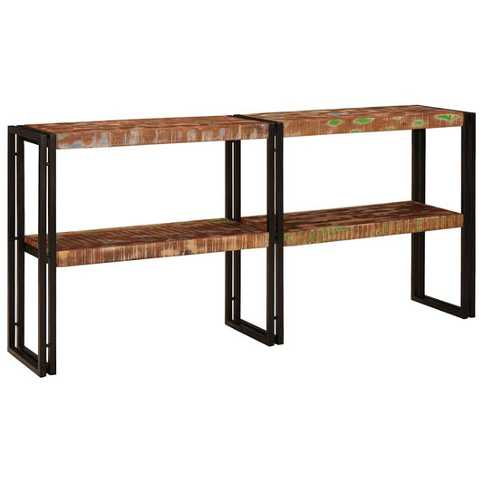 Konsolentisch Mehrfarbig 160 x 33 x 75 cm recyceltes Massivholz