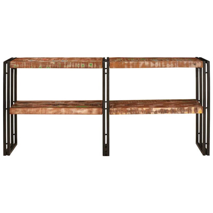 Konsolentisch Mehrfarbig 160 x 33 x 75 cm recyceltes Massivholz