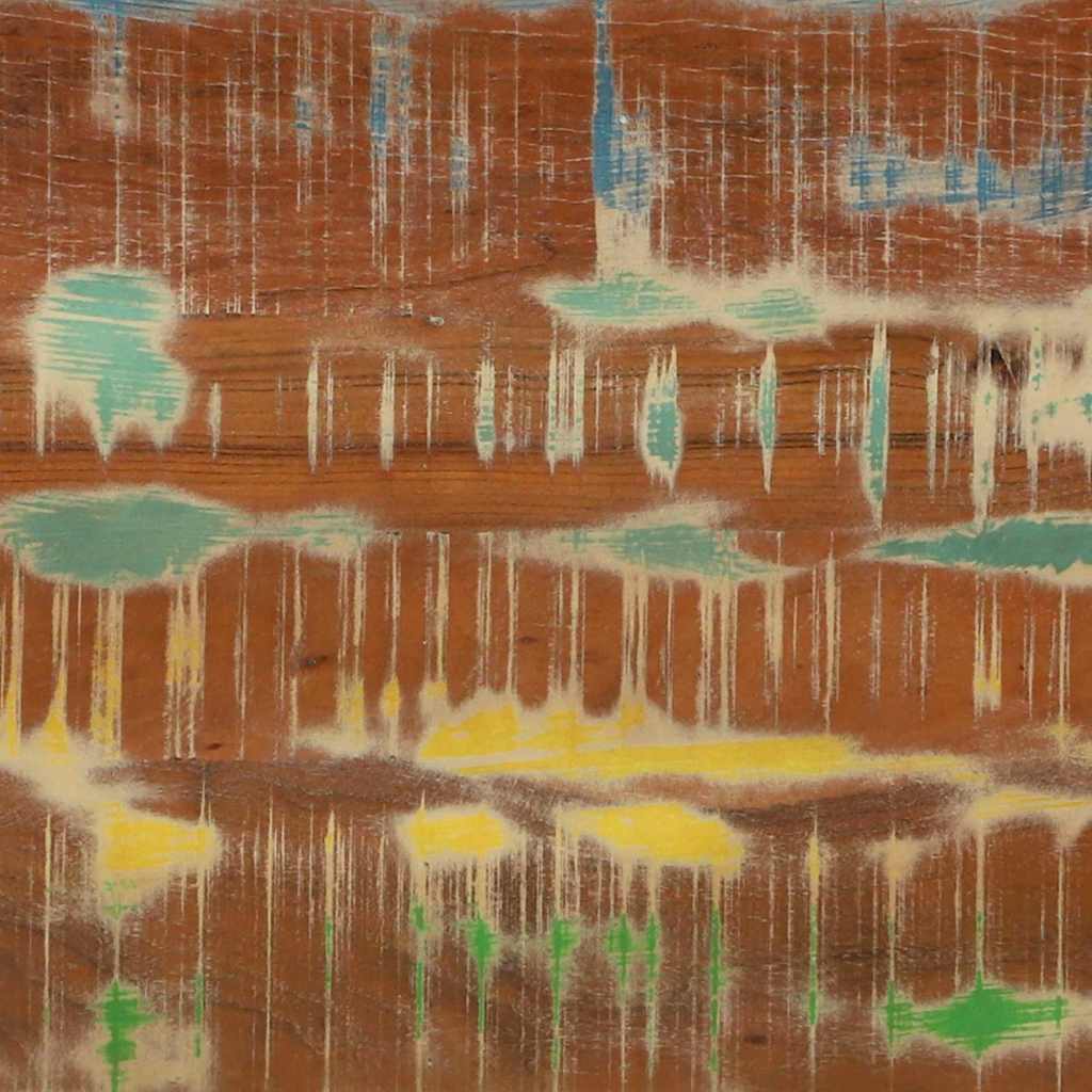 Konsolentisch Mehrfarbig 160 x 33 x 75 cm Massives Altholz