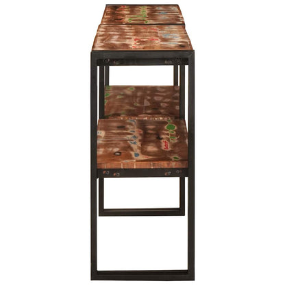 Konsolentisch Mehrfarbig 160 x 33 x 75 cm recyceltes Massivholz