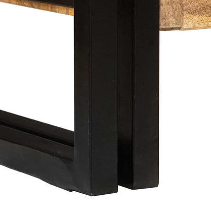 Sideboard Braun 80 x 33 x 70 cm massives Mangoholz