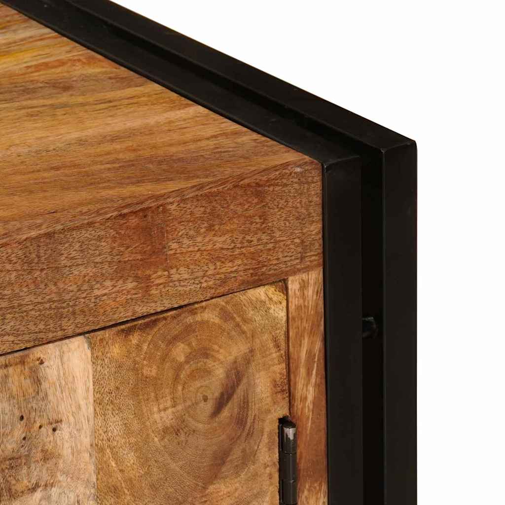 TV-Schränk Braun 120 x 30 x 50 cm Massives, grobes Mangoholz