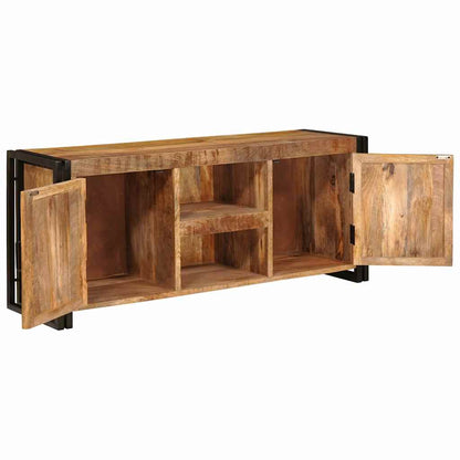 TV-Schränk Braun 120 x 30 x 50 cm Massives, grobes Mangoholz