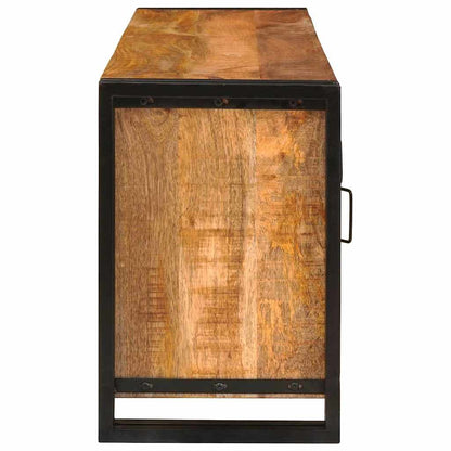 TV-Schränk Braun 120 x 30 x 50 cm Massives, grobes Mangoholz