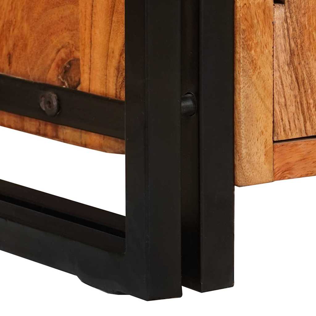 TV-Schränk Braun 120 x 30 x 50 cm Akazie Massivholz