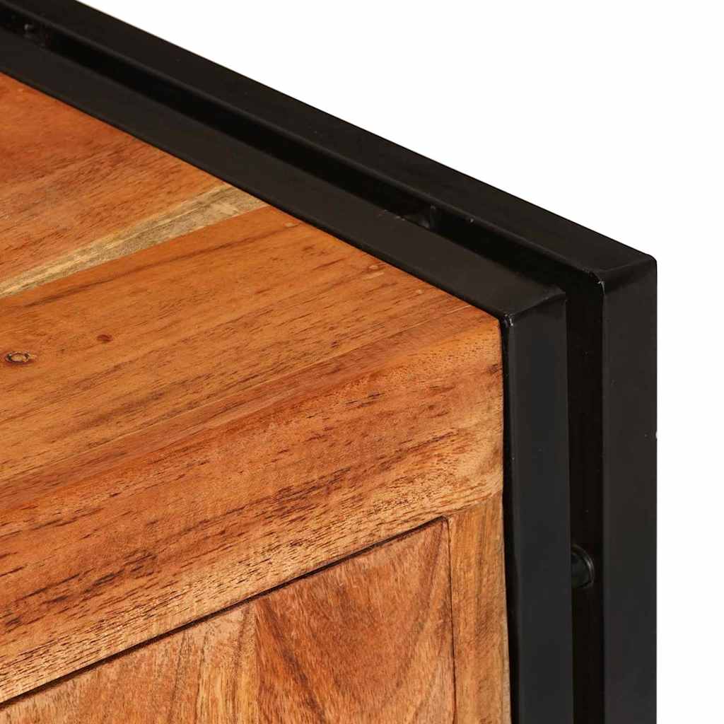TV-Schränk Braun 120 x 30 x 50 cm Akazie Massivholz