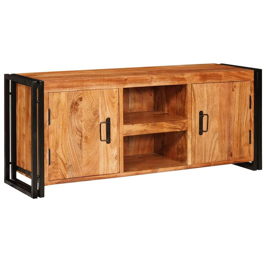 TV-Schränk Braun 120 x 30 x 50 cm Akazie Massivholz