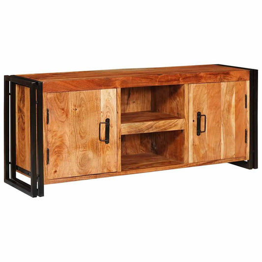 TV-Schränk Braun 120 x 30 x 50 cm Akazie Massivholz