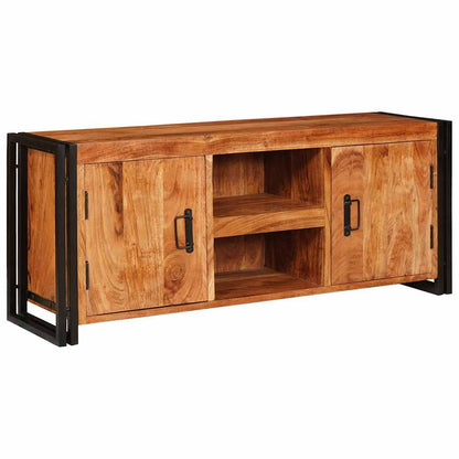TV-Schränk Braun 120 x 30 x 50 cm Akazie Massivholz