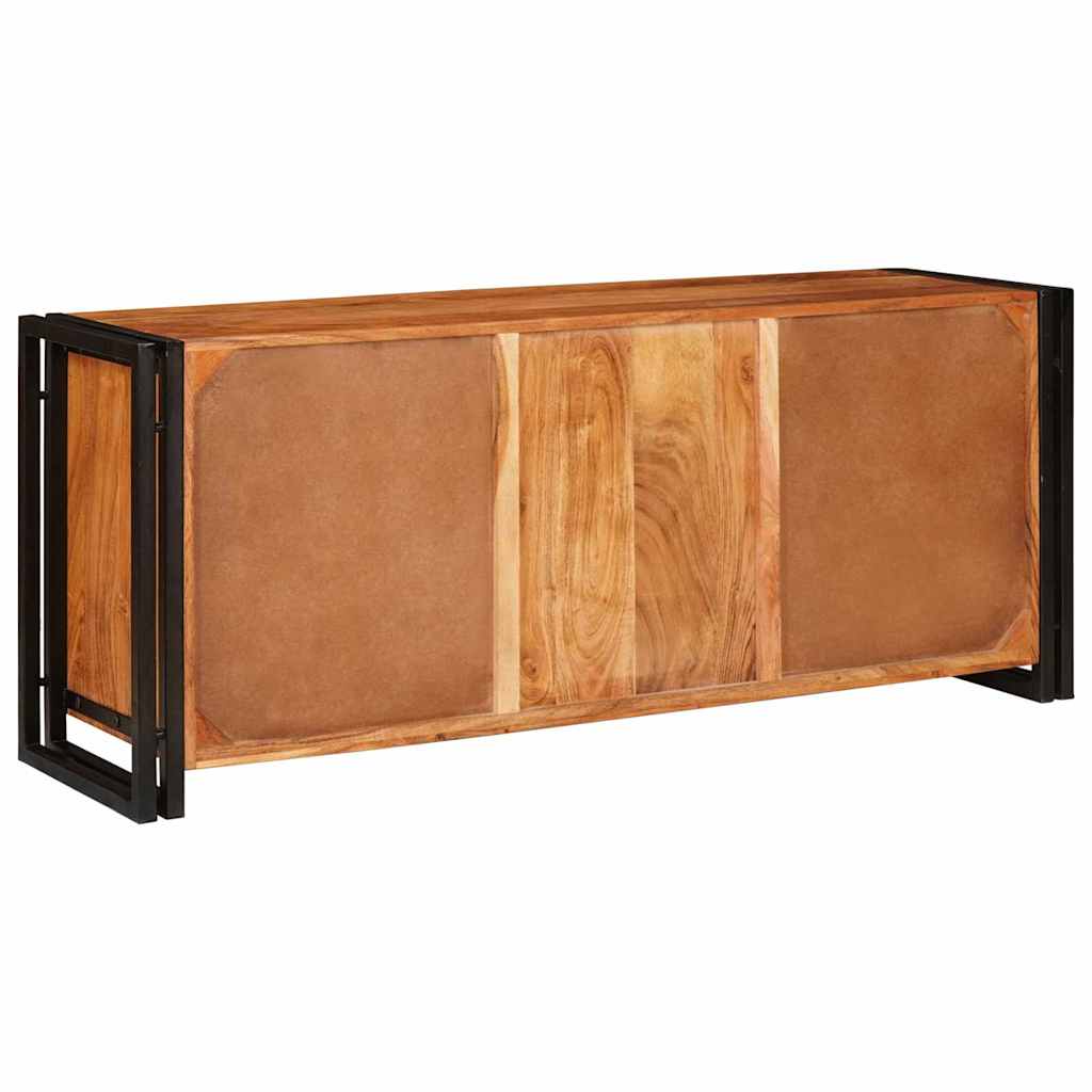TV-Schränk Braun 120 x 30 x 50 cm Akazie Massivholz