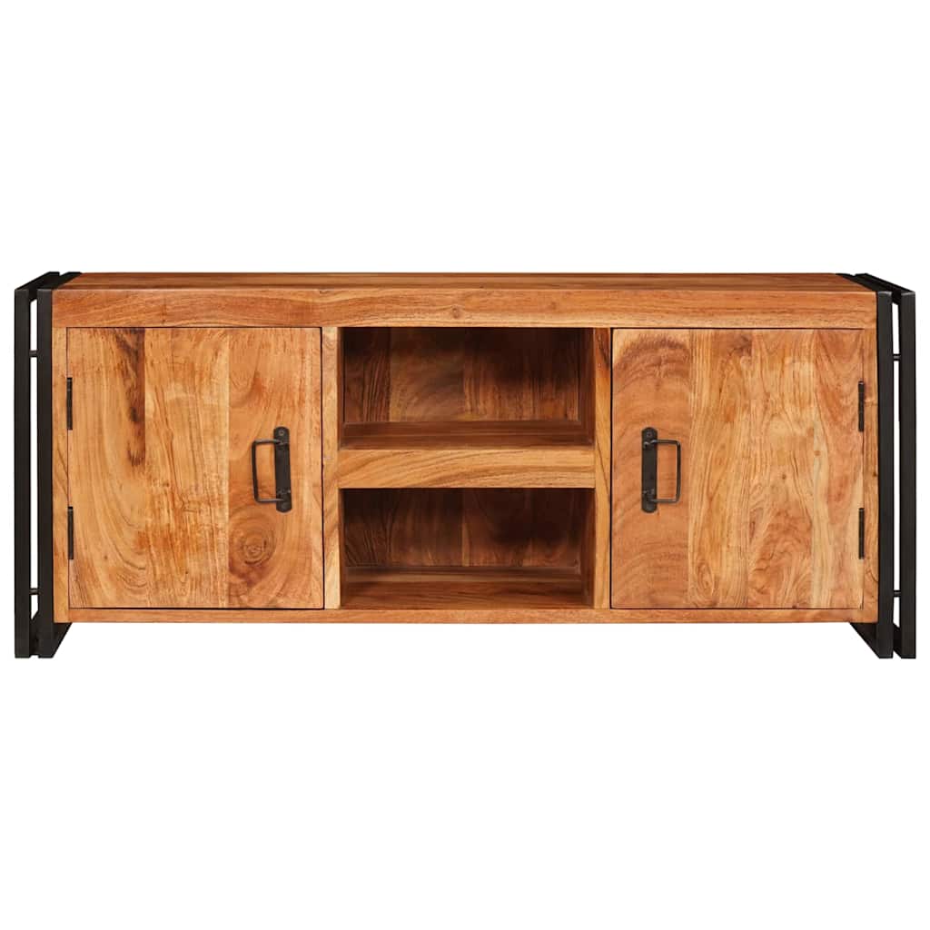 TV-Schränk Braun 120 x 30 x 50 cm Akazie Massivholz