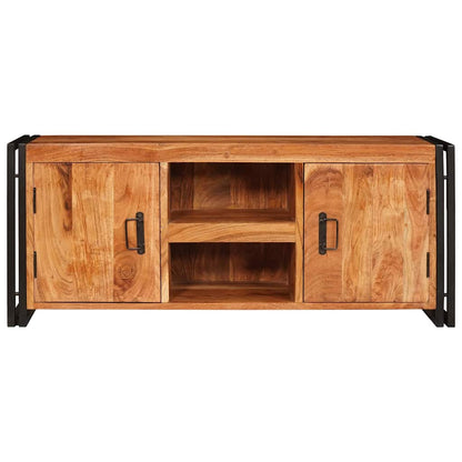 TV-Schränk Braun 120 x 30 x 50 cm Akazie Massivholz