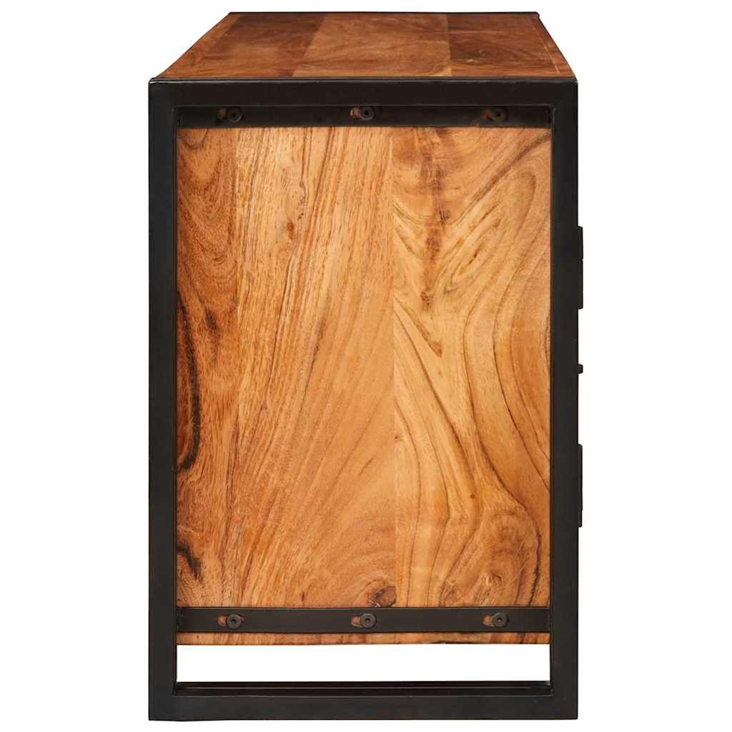 TV-Schränk Braun 120 x 30 x 50 cm Akazie Massivholz