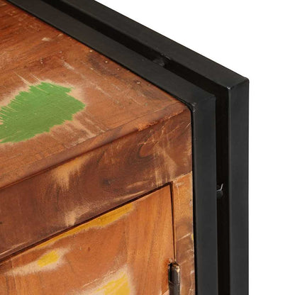 TV-Schränk Mehrfarbig 120 x 30 x 50 cm recyceltes Massivholz