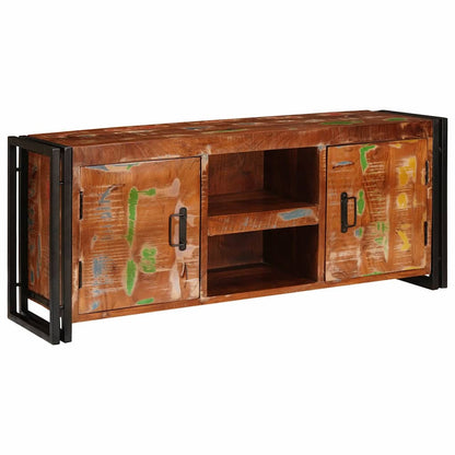 TV-Schränk Mehrfarbig 120 x 30 x 50 cm recyceltes Massivholz