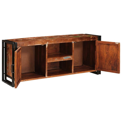 TV-Schränk Mehrfarbig 120 x 30 x 50 cm recyceltes Massivholz