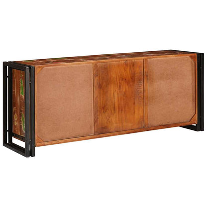 TV-Schränk Mehrfarbig 120 x 30 x 50 cm recyceltes Massivholz